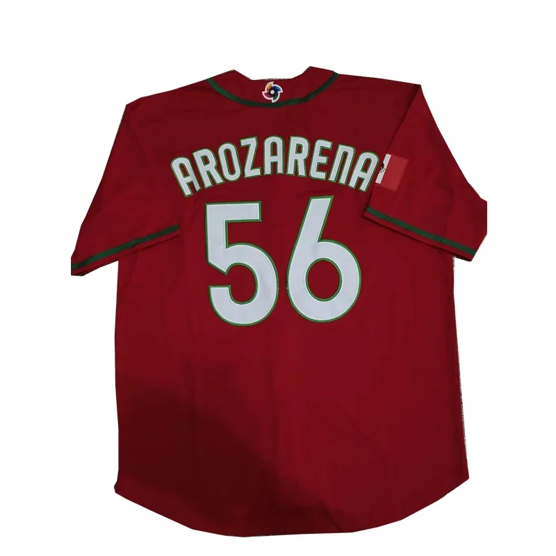 Baseball Jersey Mexico 7 URIAS 56 AROZARENA Japan 16 OHTANI Sewing Embroidery Jerseys Sports Outdoor Red White World WBC