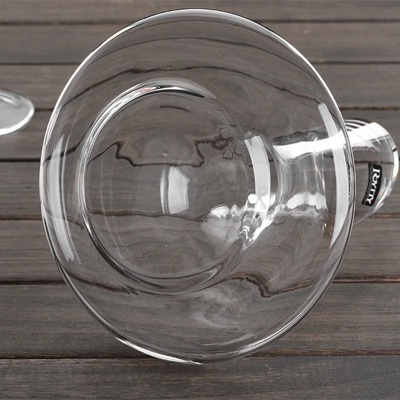 Premium Handmade Crystal Red Wine Decanter with Flat Base and Thickened Walls - 1000ML Capacity