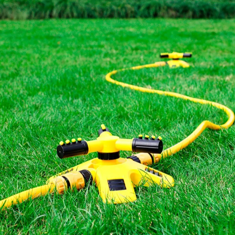 360 Degree Automatic Rotating Three-way Sprinkler Head Irrigation Rotating Sprinkler Series Watering Plants Gardening garden sprinkler plants irrigation kits plant waterer irrigation sprinklers garden irrigation nozzle drip irrigation sprinklers