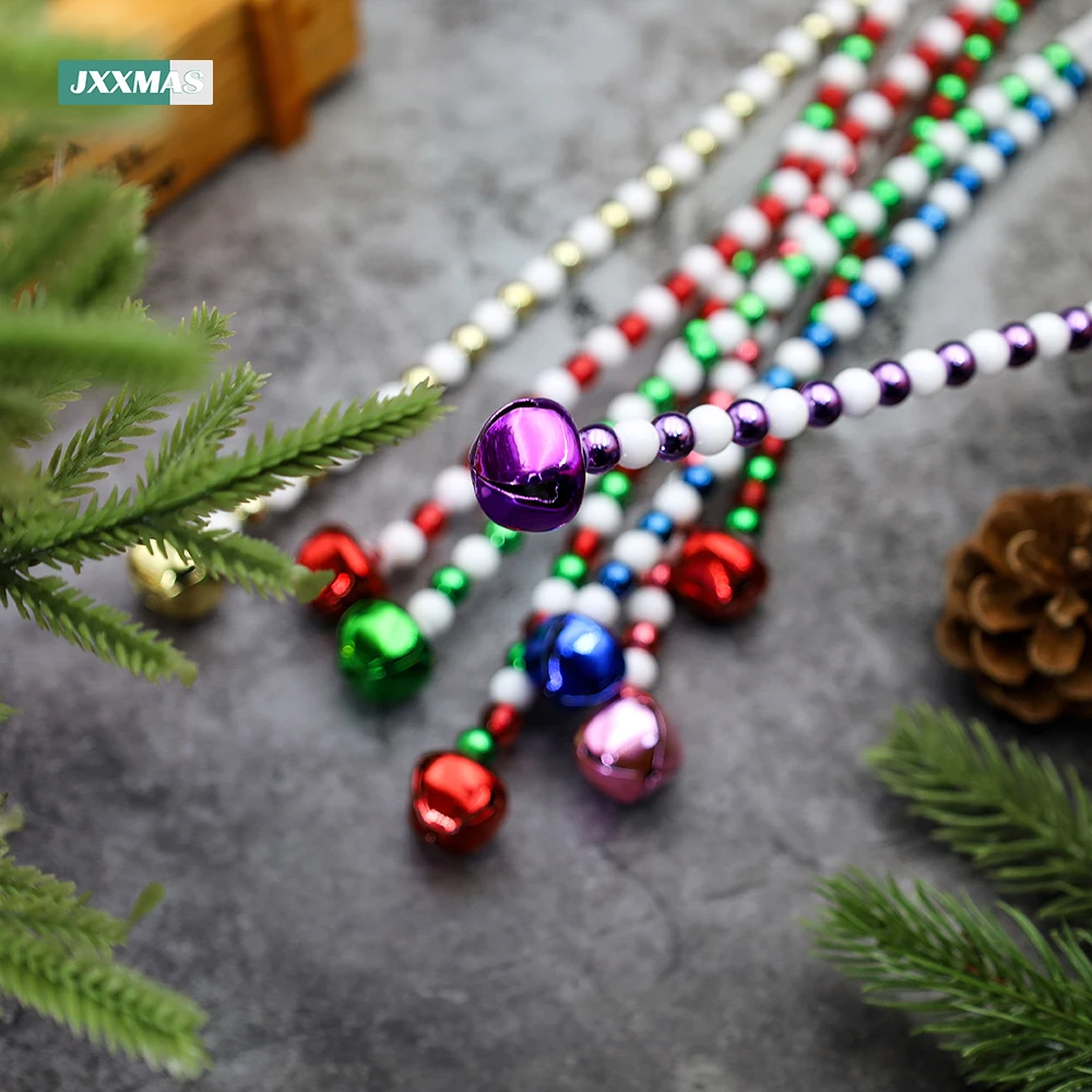 Candy Cane Christmas Decoration Bells Lollipop Hanging Ornaments Xmas Tree Home Decor Noel Gifts Navidad Party Supplies 4pcs