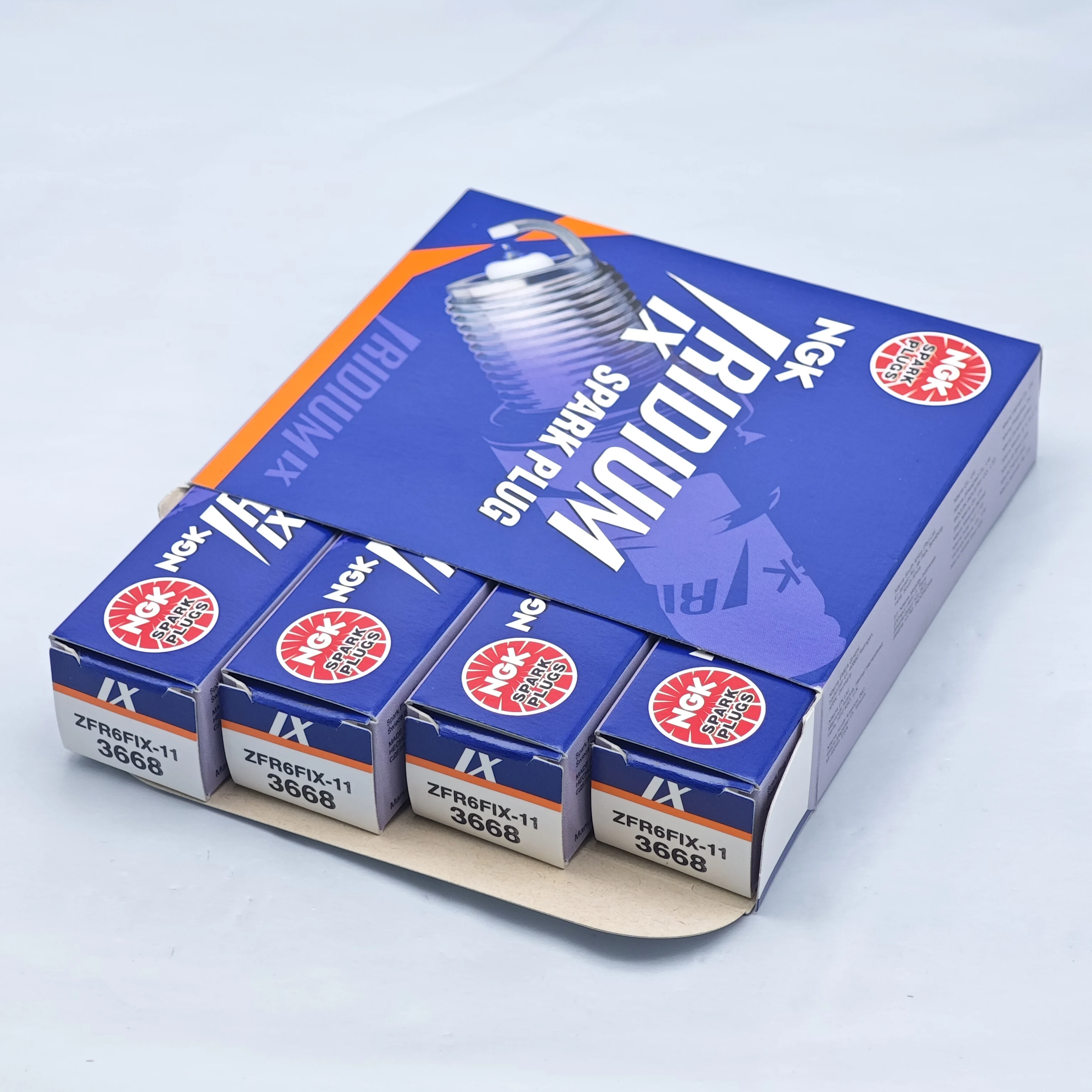 イーギー 4pcs Original NGK IX Iridium Spark Plug ZFR6FIX-11 3668