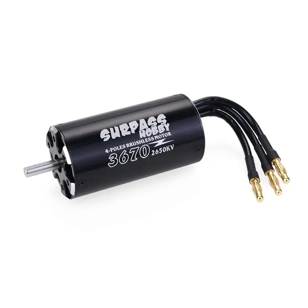 방수 RC 보트 모터 2948 2958 3660 3670 4극 브러시리스 모터 600-800mm 1/10 1/8 RC 자동차 트랙사스 블라스트용