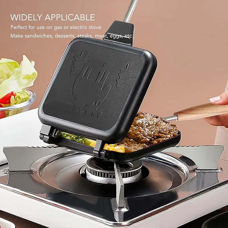 Double Sided Frying Pan Grilled Cheese Maker Nonstick