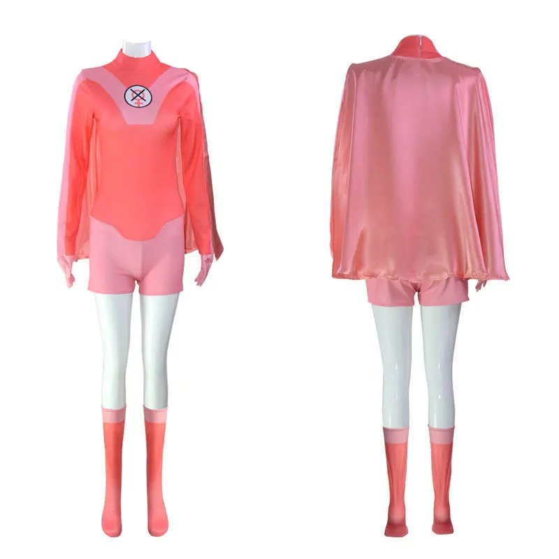 Invincible Mark Grayson Bodysuit with Cape Cosplay Costume for Men (Unofficial)