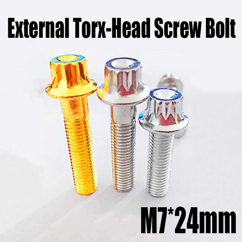 1個M7 * 24ミリメートル316ステンレス鋼外部トルクスヘッドネジボルト