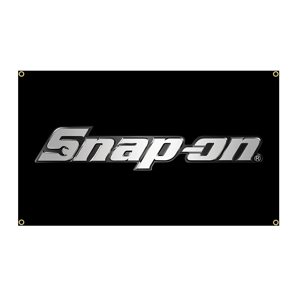 3x5Fts Snap On Tools Flag Polyester Printed Garage Racing Car Banner For Decor Tapestry
