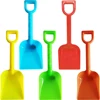 5Pcs Sand Beach Toys Kids Plastic Digging Set Spade Sandbox Scoop Outdoor Summer Play Dig Bucket Snow Shovels Toys(Random Color) 1
