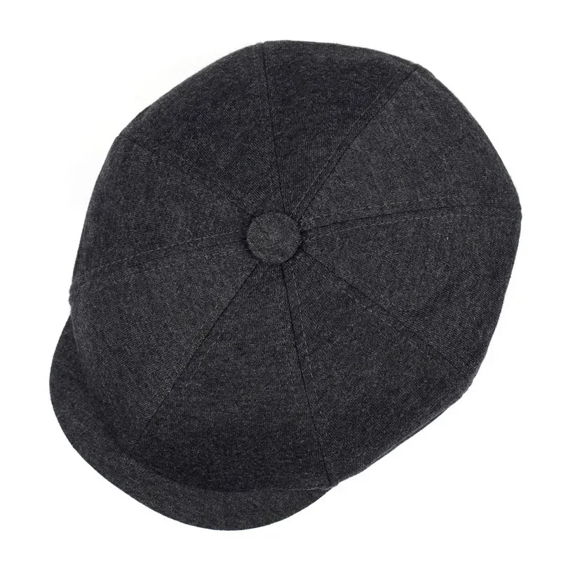 Newsboy Cap Newsboy Hat Winter Retro British Style Newsboy Cap Men Vintage Luxury Unisex Octagonal Flat Cap Cotton Ascot Caps Beanie