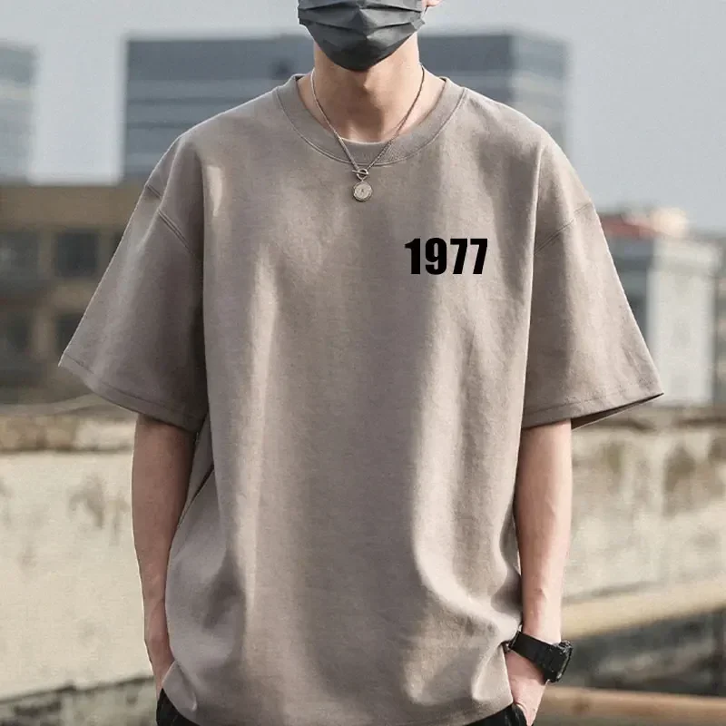 thumbnail image 2 of Camisetas 1977 de algodón para hombre, ropa de calle Retro de manga corta, 100% g, camiseta de alta calidad, N ° 260 Camisetas estampadas para mujer, envío gratis, 2 of 2
