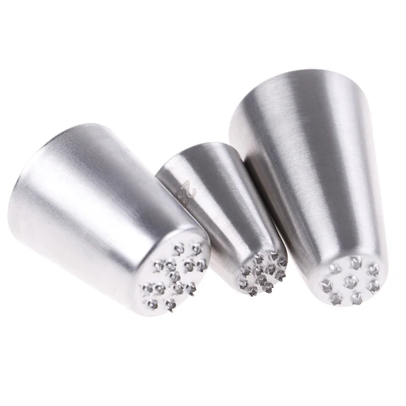 Stainless Steel Cream Small Grass Shape Decoration Mouth Baking Tools Pastry Tools Grass Cream Icing Nozzles Pastry Making Tools