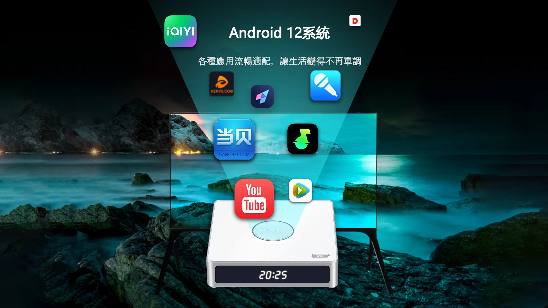 IMETBOX M6 TV Box 4GB 64GB Vioce Control Wifi 6 8k HD Smart TB TV Box