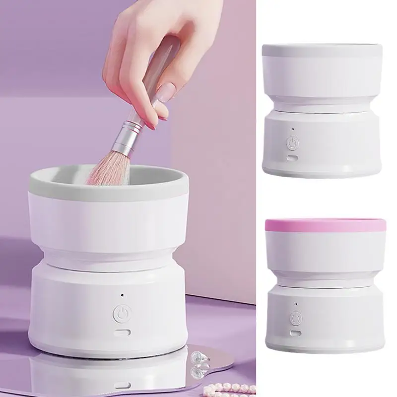 

Electric Makeup Brush Cleaner Portable USB Cosmetic Brushes Cleaner Super-Fast and Deep Cleaner for Makeup Brush Tools Wash