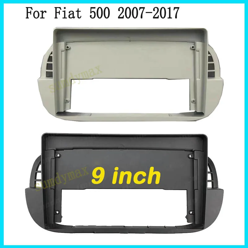 

Рамка для автомагнитолы FIAT 500 2007-2015, 9 дюймов, 2DIN
