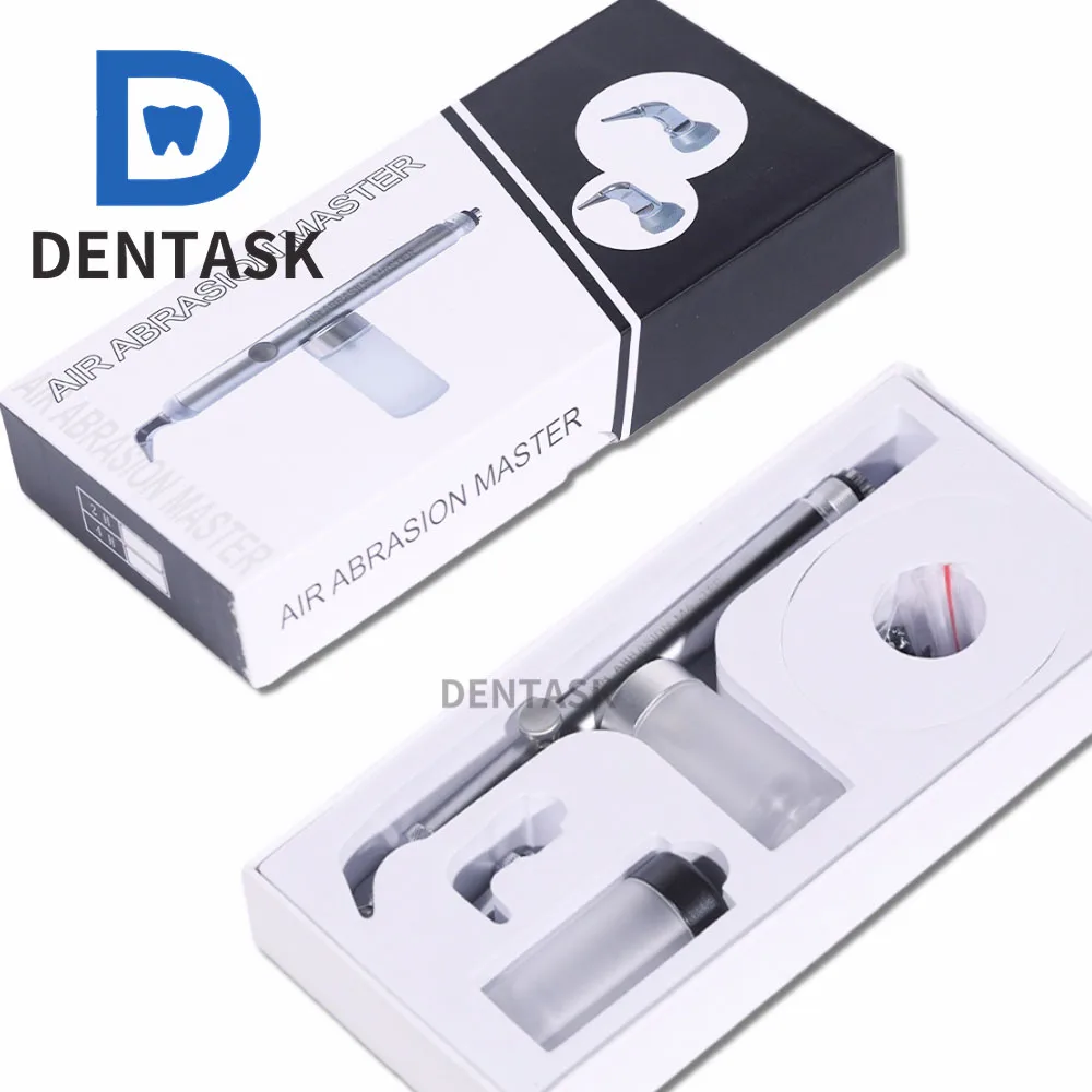 

Стоматологический микроблейстер DENTASK из оксида алюминия, водяной распылитель, полировщик для истирания воздуха, микроблейка, Пескоструйный стоматологический инструмент 2 в 1