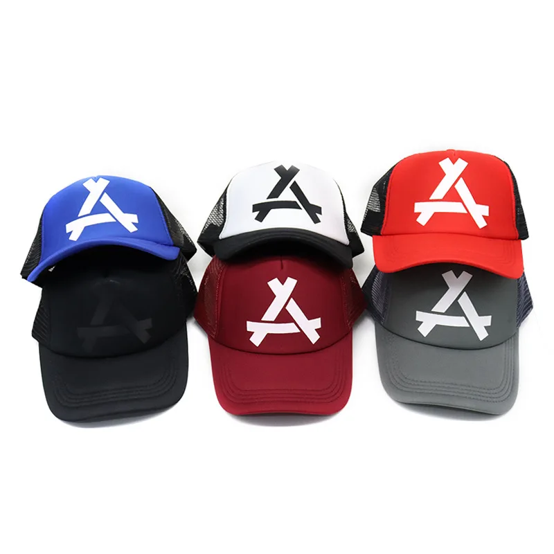 

Summer Unisex Men Fishing Baseball Caps Women Breathable Mesh Snapback Hats Red Black Casual Sport Hats 3D Printing Cap Hat