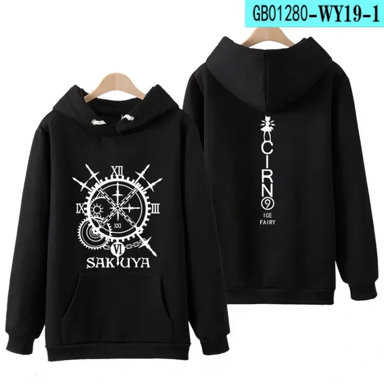 Touhou design printing male/female autumn fashion japanese anime hoodies sweatshirt long sleeves pollover