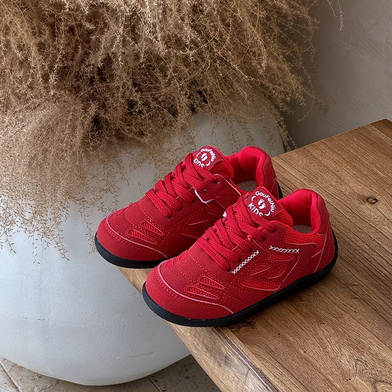 Soft Sole Kids Running Shoes for Autumn