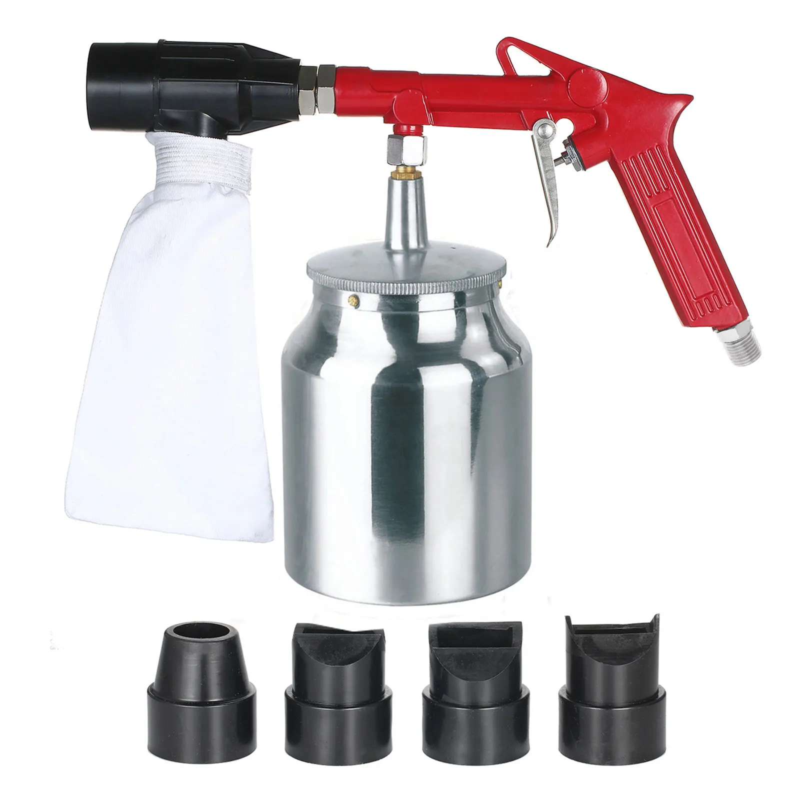 

PS-11R Handheld Pneumatic Sandblaster Sandblasting Spray Gun With Nozzles Anti-rust Sand Blasting Power Tools Kit