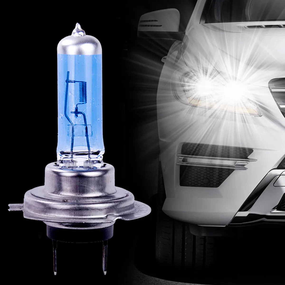 H7 LED Headlight Bulb100W 6500K 8500K Xenon White Super Bright Halogen DRL Daytime Runing Light Fog light Bulbs Car Accessories