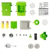 Vacuum Cleaner Toy Mini Curbside Vehicle Garbage Bin for New Year Festivals 5