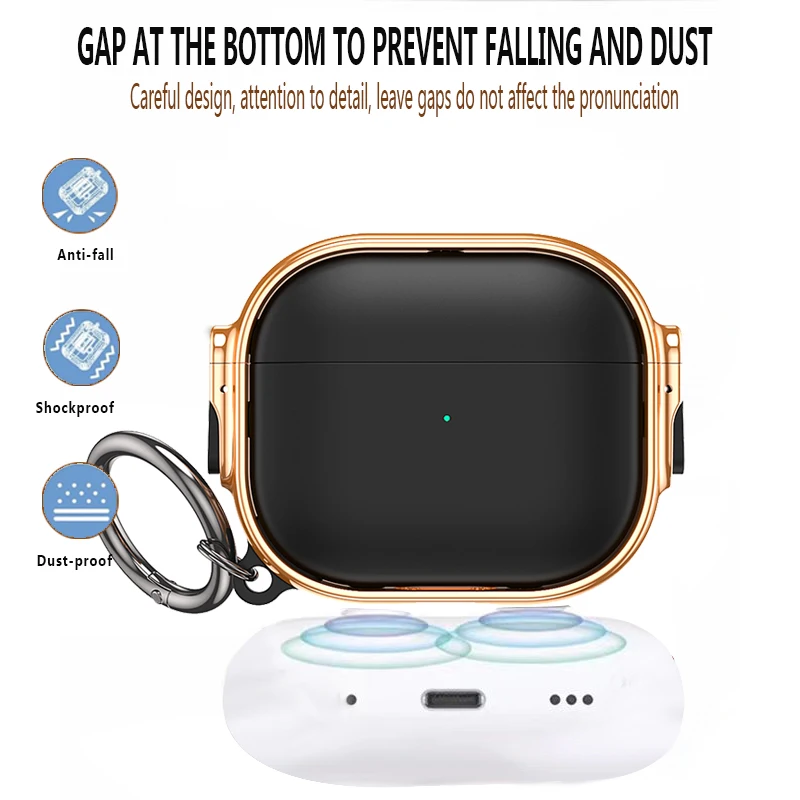 Per Airpods Pro 2A Generazione Custodia Secure Lock Clip Airpod Pro 2 Custodia Protettiva Completa Per Airpod Pro & Airpod 3 Airpods 1