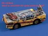 1:72 Scale Die-cast Resin  Model Resin Aircraft Field Service Vehicle Assembly Model No Stickers 1
