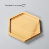 Wooden Soap Dispenser Tray Vanity Countertop Bottles Organizer Holder Round Square Candles Jewelry Storage Tray for Bathroom 2