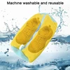 2PCS Shoe Washing Bag Washing Machine Laundry Bags with Zipper Closure Shoes Cleaning Bag Shoes Laundry Fluffy Fibers Sneaker 2