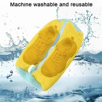 2PCS Shoe Washing Bag Washing Machine Laundry Bags with Zipper Closure Shoes Cleaning Bag Shoes Laundry Fluffy Fibers Sneaker 2