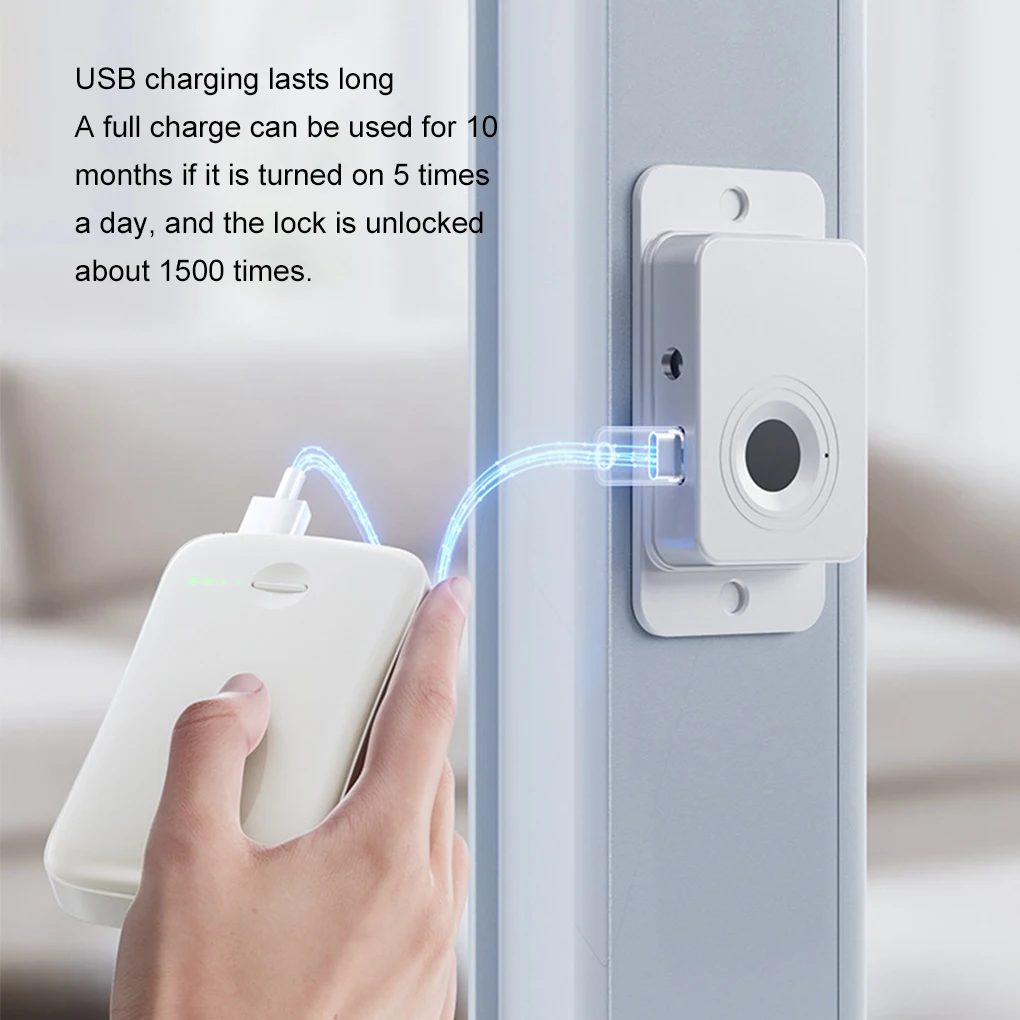 Multi-Functional Door Window Kids Protection Locks Intelligent Fingerprint Anti-Pinch Hand Drawer Refrigerator Cabinet Buckles