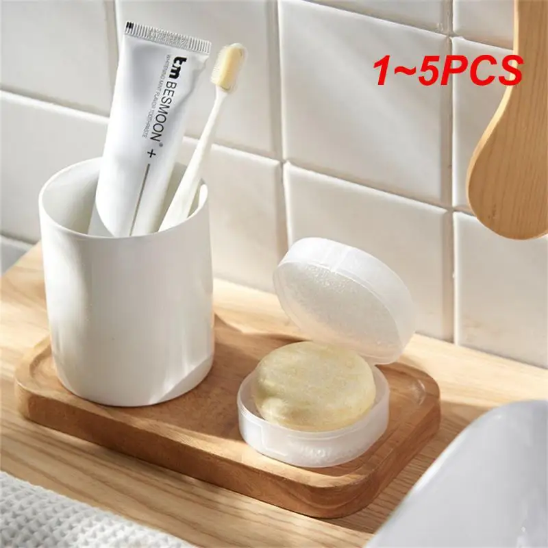 

Портативная дорожная Коробка для мыла, многоразовый Быстросохнущий и безопасный для окружающей среды материал, экономия мыла, 1 ~ 5 шт.