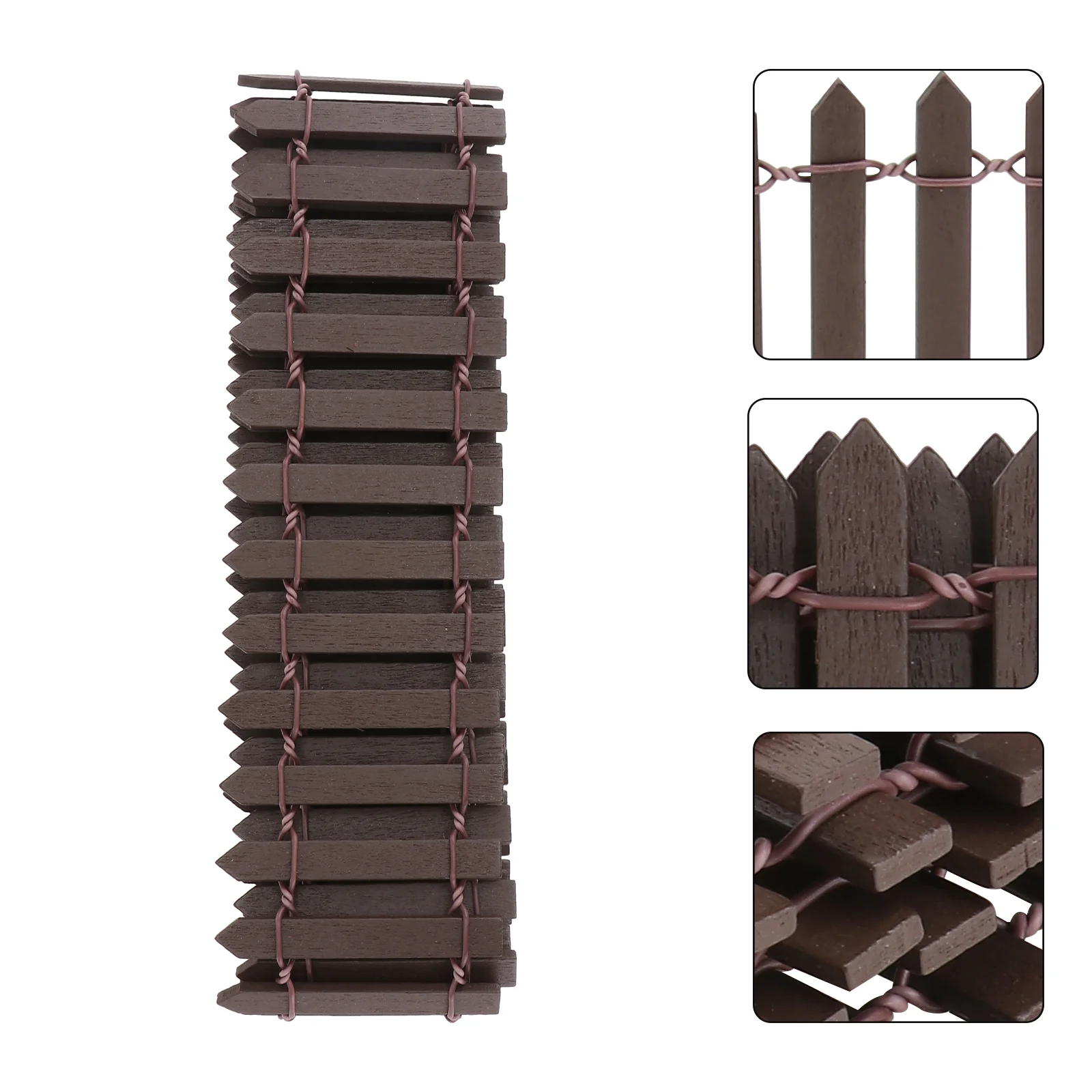 

100 Cm Halloween Child Christmas Decorations Short Picket Fence Wooden Miniature