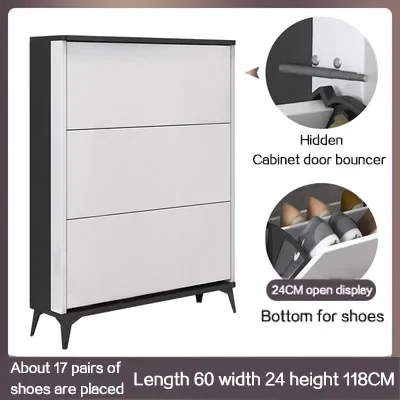 White 60X24X118CM