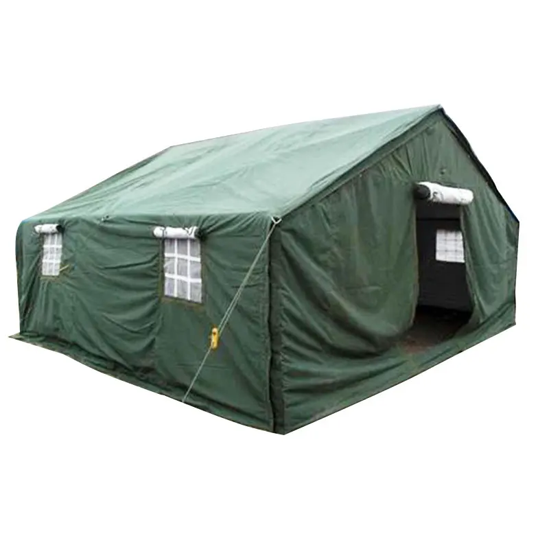 

Durable large event negative pressure tent double-layer camping outdoor family tent camping green camouflage outdoor tent