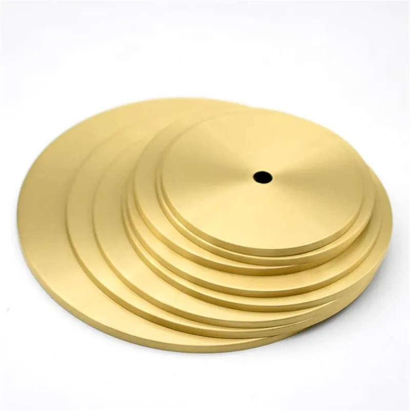 Desk lamp hardware accessories M10 hole Brass Folded Round Cap Glass Ceramic Mouth Cap Hollow Tube Sealing Round Sheet Lighting Accessories DIY Lampshade Cover