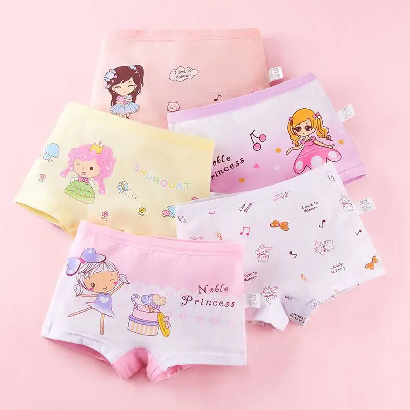 3 Pack Little Girl Print Underwear Wholesale 17575749