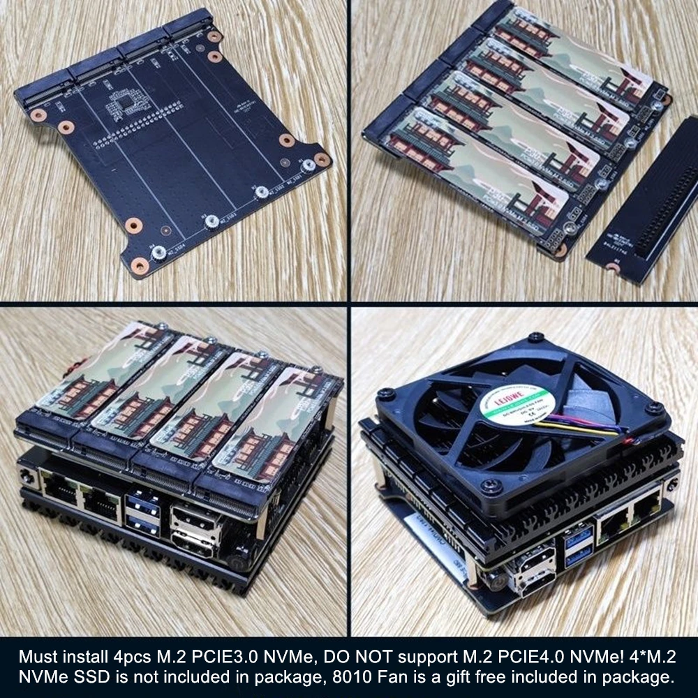 X86-P5 DIY NAS Motherboad 4*M.2 NVME Kit Board Firewall Router Intel i3-N305 N100 DDR5 2x I226-V 2.5G 2x SATA 2x HDMI2.1 Mini PC 6