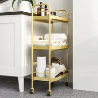 Nordic Multi-Layer Auxiliary Spa Table With Wheels