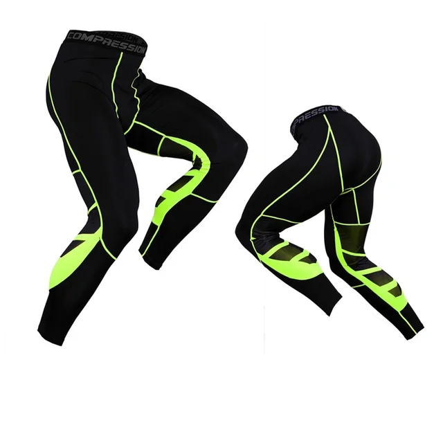 Running Compression Pants Tights Men Sports Leggings Fitness Sportswear Long Trousers Gym Training Pants Skinny Leggins Hombre KC146