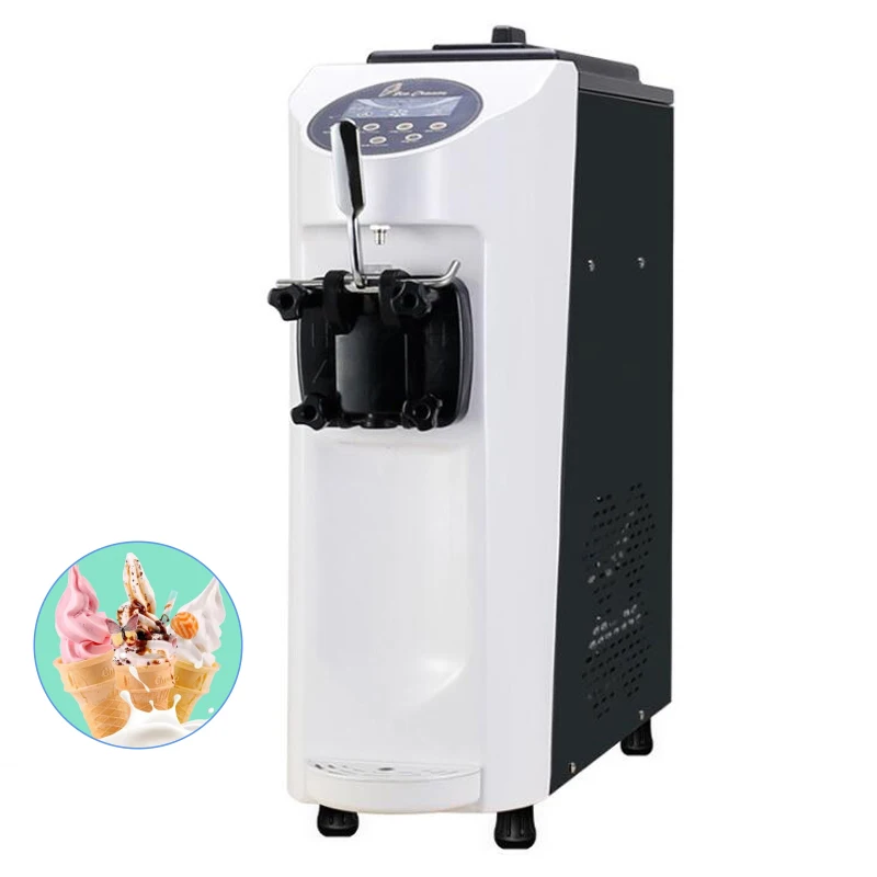 

Single Head Ice Cream Machine Soft Serve Ice Cream Makers Commercial Ice Cream Vending Machine 1000W