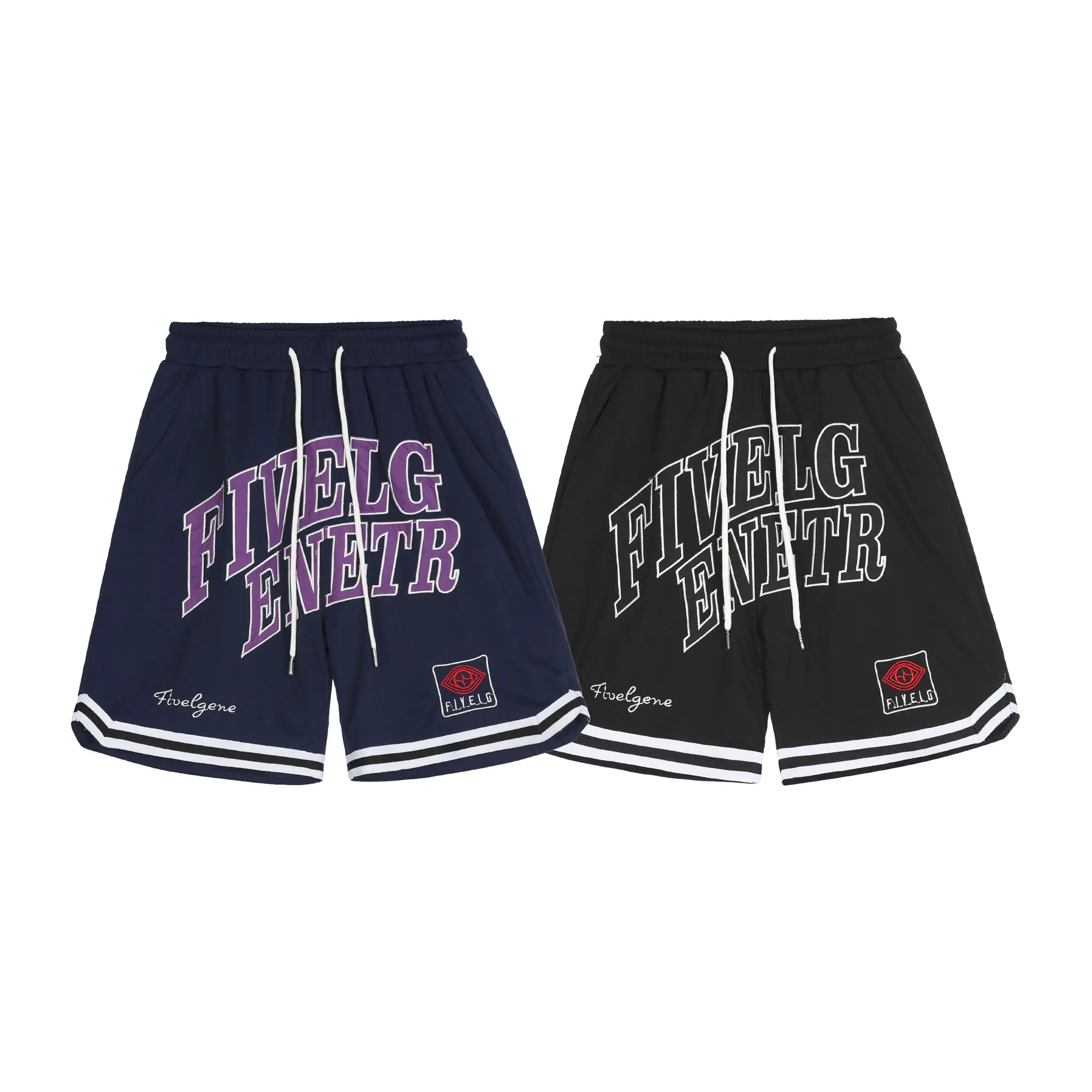 2023 Summer Fashion Brand Power Print Shorts Men's And Women's Casual High Street Loose Sports Basketball Shorts