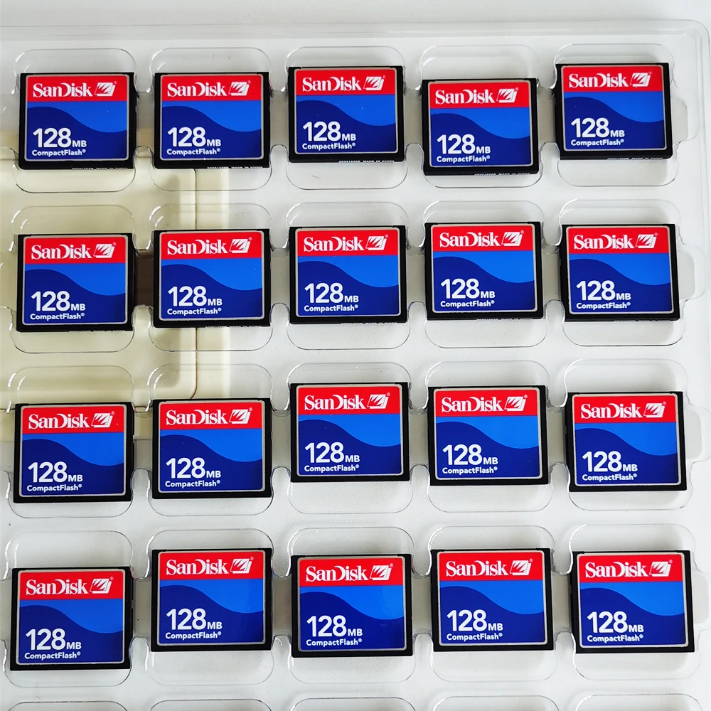 SanDisk-コンパクトフラッシュ,128MB, 64MB,カメラ,CFカード