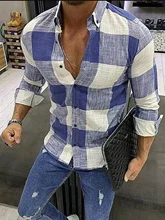 

High Quality Autumn Men's Shirts Fashion Men's Printed Long Sleeve Shirts Gradient Color Men's Casual T Shirts Fashion Vintage T