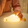 USB Rechargeable Table Lamp Duck Silicone Sleep Lamp Mood Light Bedside for Room Decoration Creative Gift Children Night Light 4