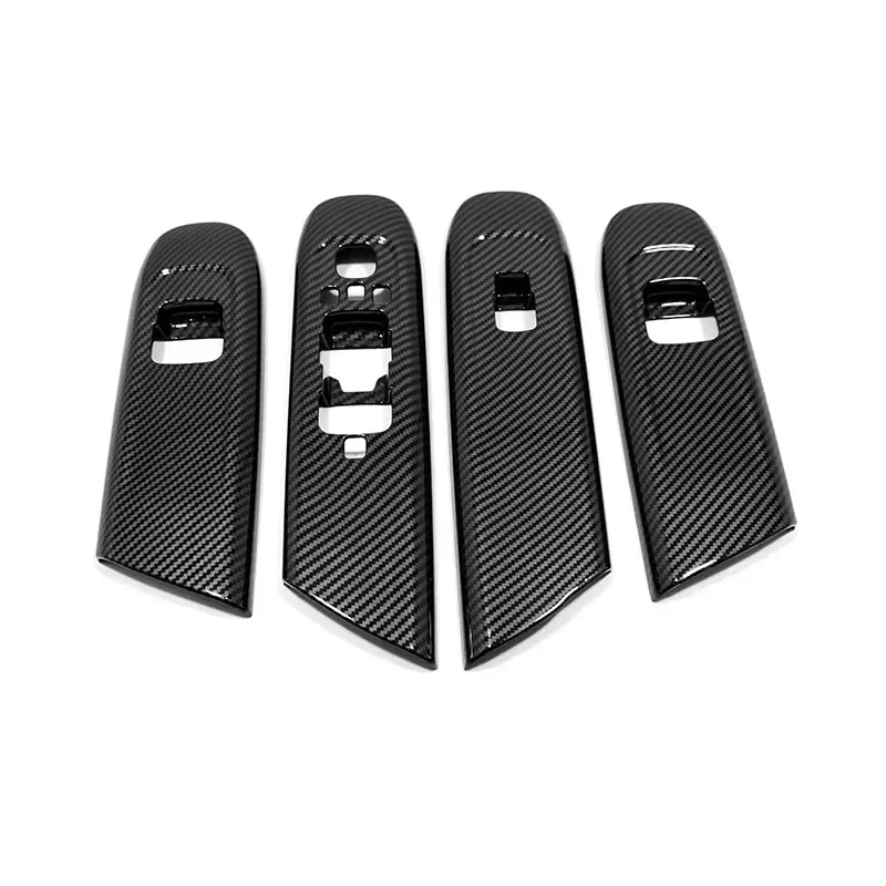 LHD For Mercedes-Benz C-Class W206 Interior Accessories ABS Car Window Glass Lift Switch Panel Armrest Decoration Trim