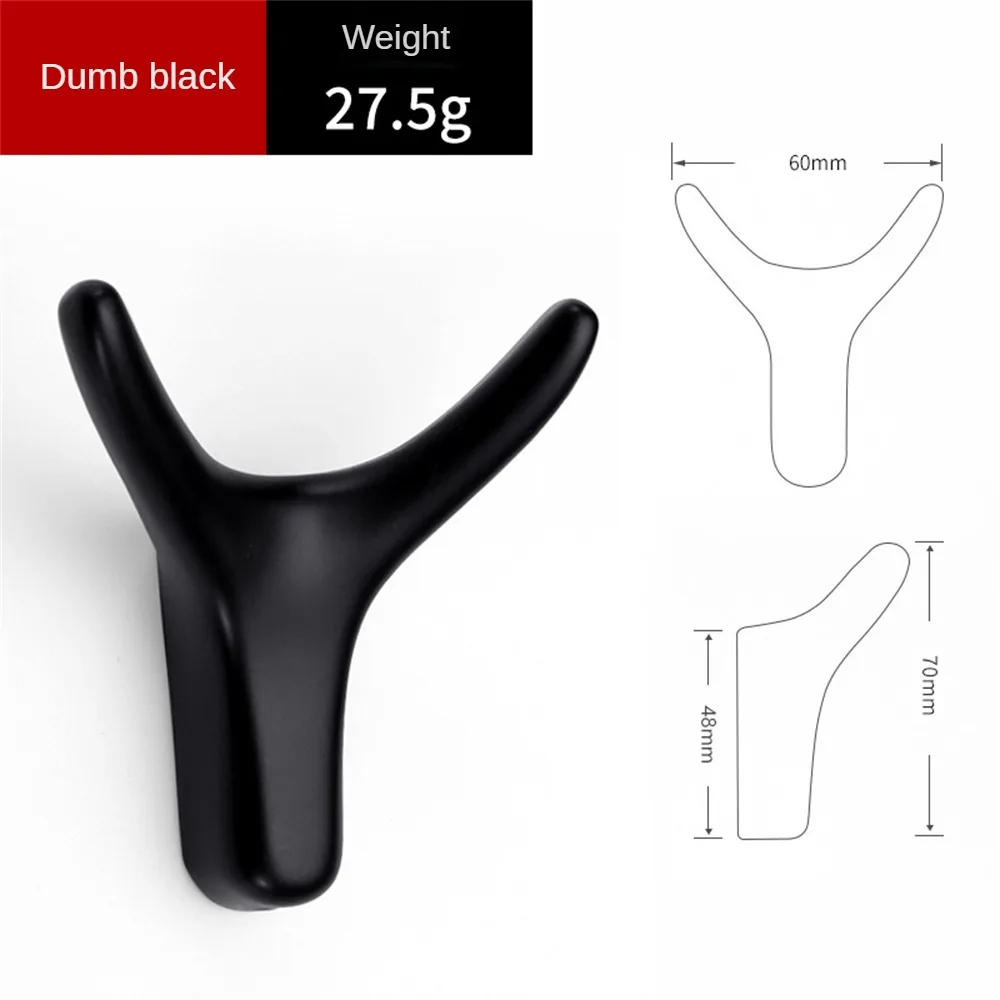 Ox Horn Creative Design Zinc Alloy Wall Mount Hook Dual Hanger Wardrobe Clothes Coat Bag Hat Hanging Bathroom Kitchen Racks
