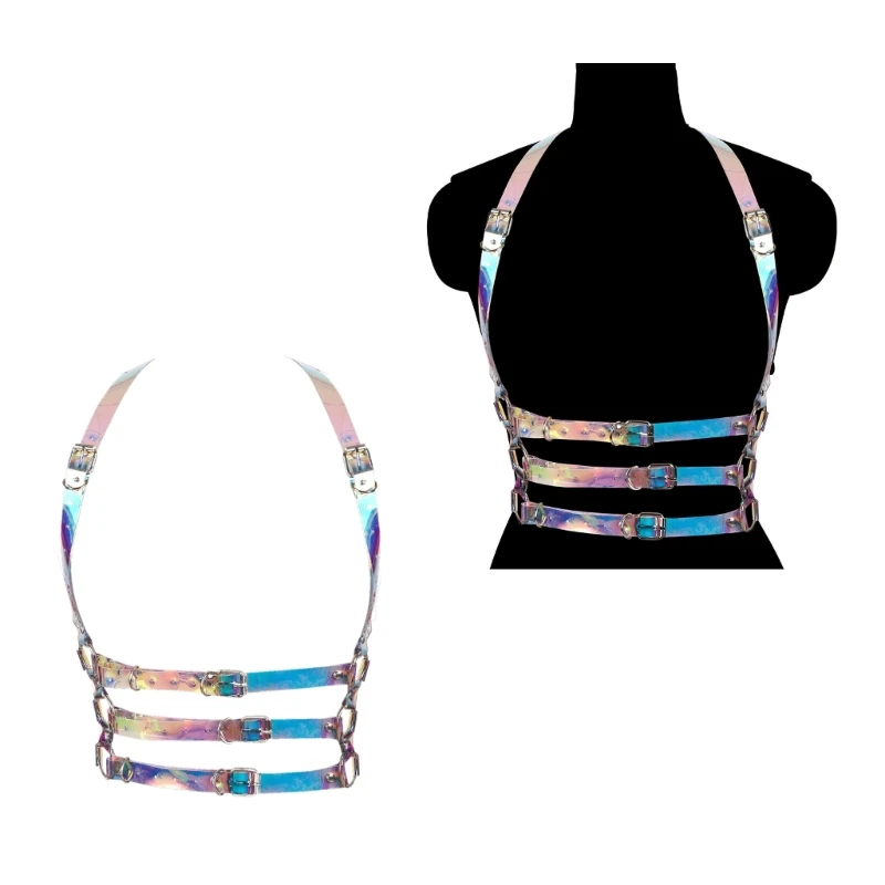 

Готический ремень для женщин, крутые подтяжки, пояс для нижнего белья, регулируемый пояс для тела, корсет для ночного клуба