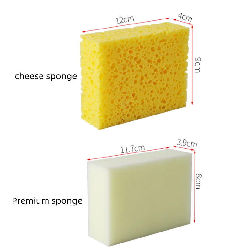 Ceramic Sponge Repairing Billet Absorbent Square Coral Cheese Sponge Elastic Clay Plastic Pottery Tool