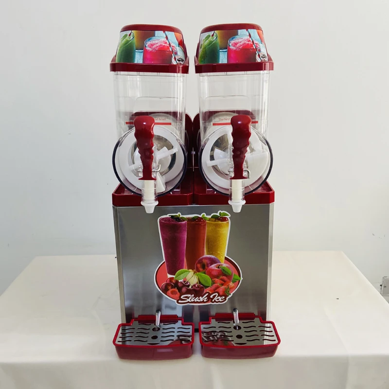 

PBOBP Slushie Machine Commercial Ice-Cool Juice Smoothie Slush Maker Frozen Drink Dispenser Vending Machine For Home