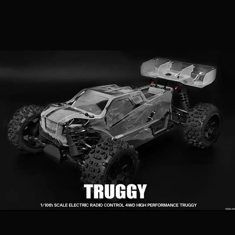 New Kkpit K1 V2 Version Remote Control Model Frame Electric Off-Road Short Truck Desert Truck Tyrannosaurus Shell With Tires Car 3